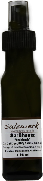 Sprühsalz Knoblauch 95 ml